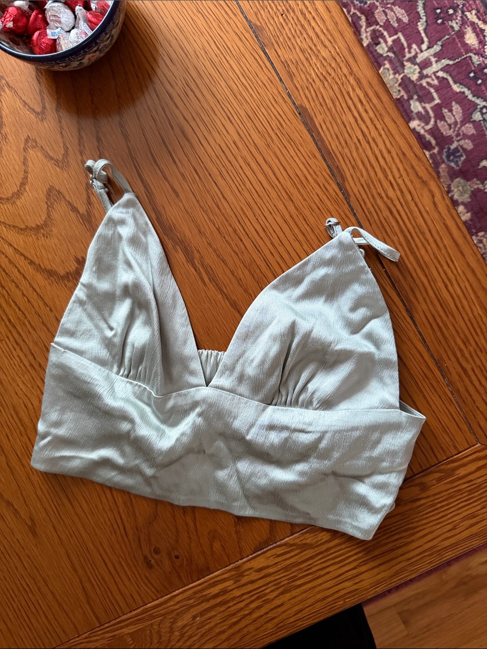 Zara satin top